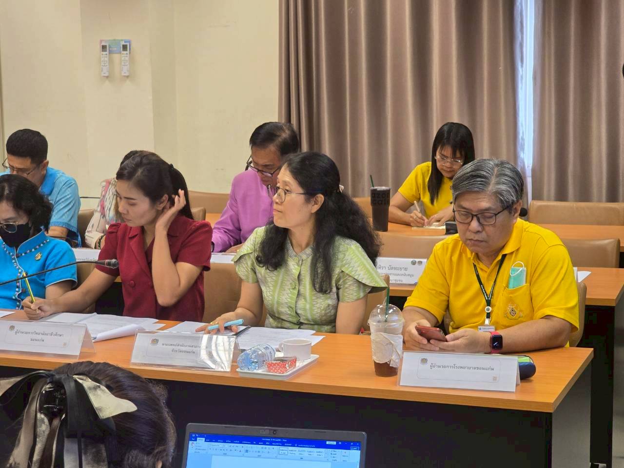 พช.ขอนแก่น : ประชุมคณะทำงานจัดกิจกรรมการเดินแบบผ้าไทยเพื่อการกุศล “ราตรีผ้าไทย สานใจสู่โรงพยาบาลขอนแก่น”ครั้งที่ 1/2568