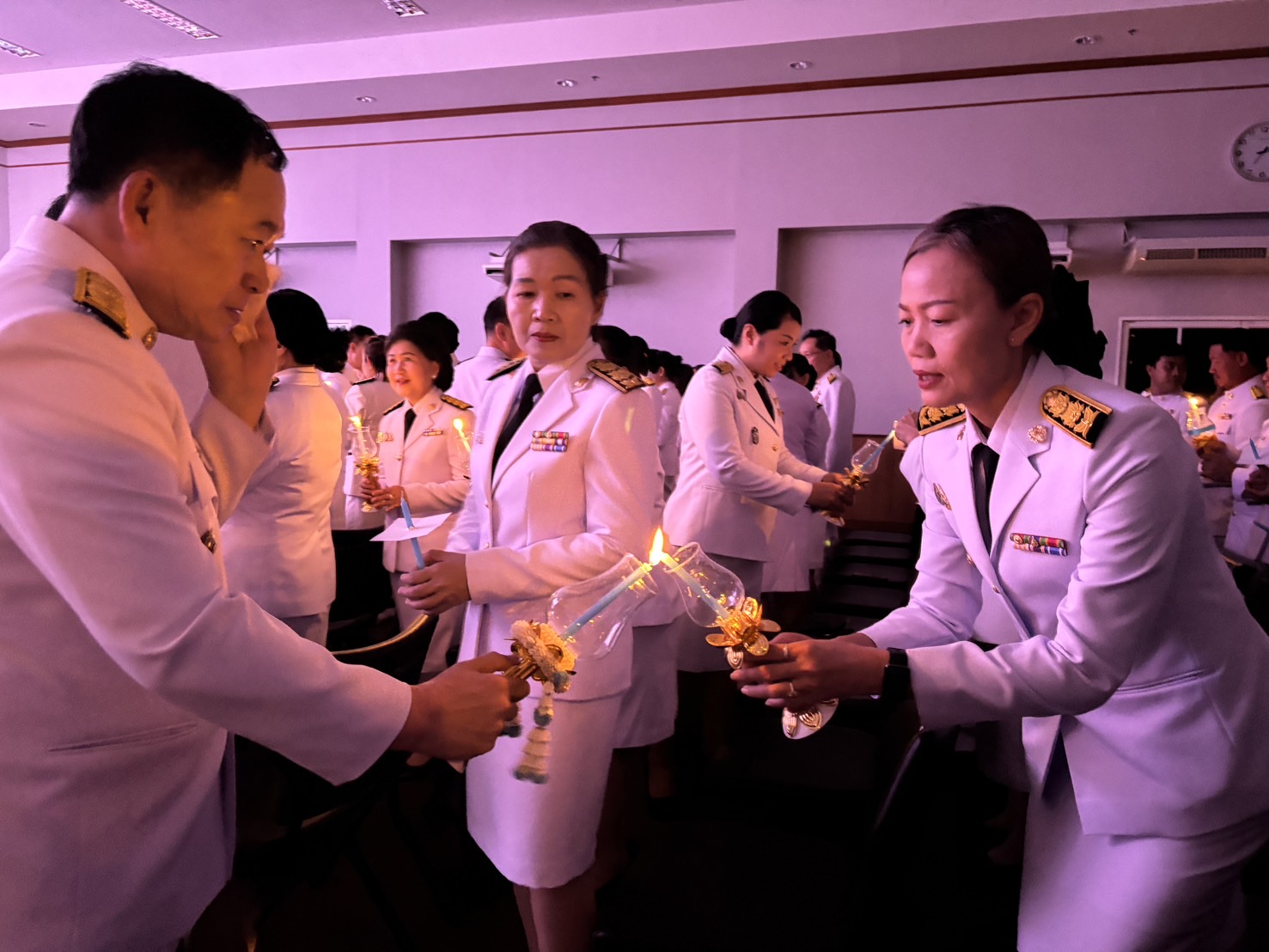 จังหวัดขอนแก่น : ประกอบพิธีถวายเครื่องราชสักการะและวางพานพุ่ม พิธีจุดเทียนถวายพระพรชัยมงคล สมเด็จพระนางเจ้าสิริกิติ์ พระบรมราชินีนาถ พระบรมราชชนนีพันปีหลวง เนื่องในโอกาสวันเฉลิมพระชนมพรรษา 12 สิงหาคม 2568
