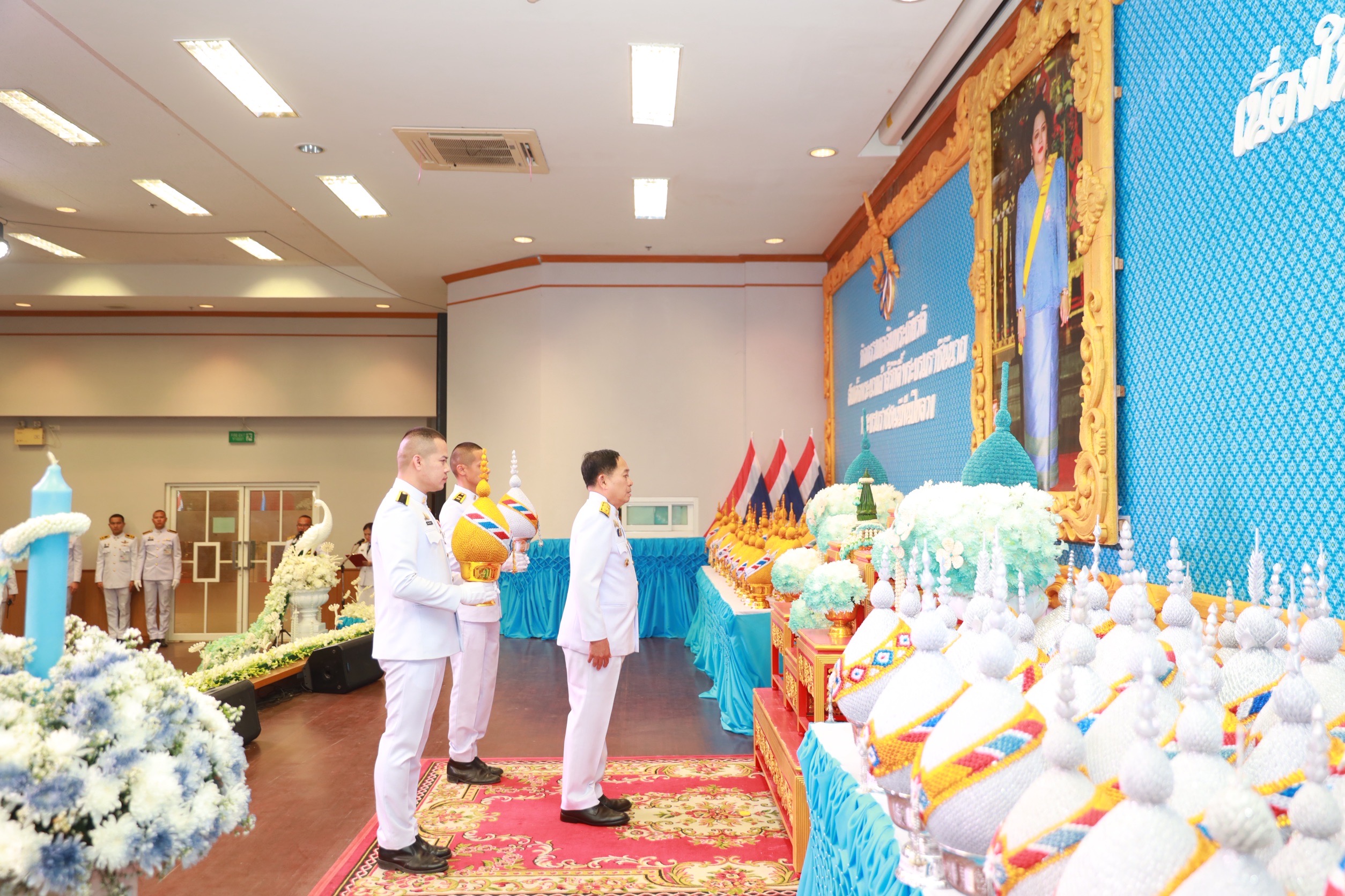 จังหวัดขอนแก่น : ประกอบพิธีถวายเครื่องราชสักการะและวางพานพุ่ม พิธีจุดเทียนถวายพระพรชัยมงคล สมเด็จพระนางเจ้าสิริกิติ์ พระบรมราชินีนาถ พระบรมราชชนนีพันปีหลวง เนื่องในโอกาสวันเฉลิมพระชนมพรรษา 12 สิงหาคม 2568
