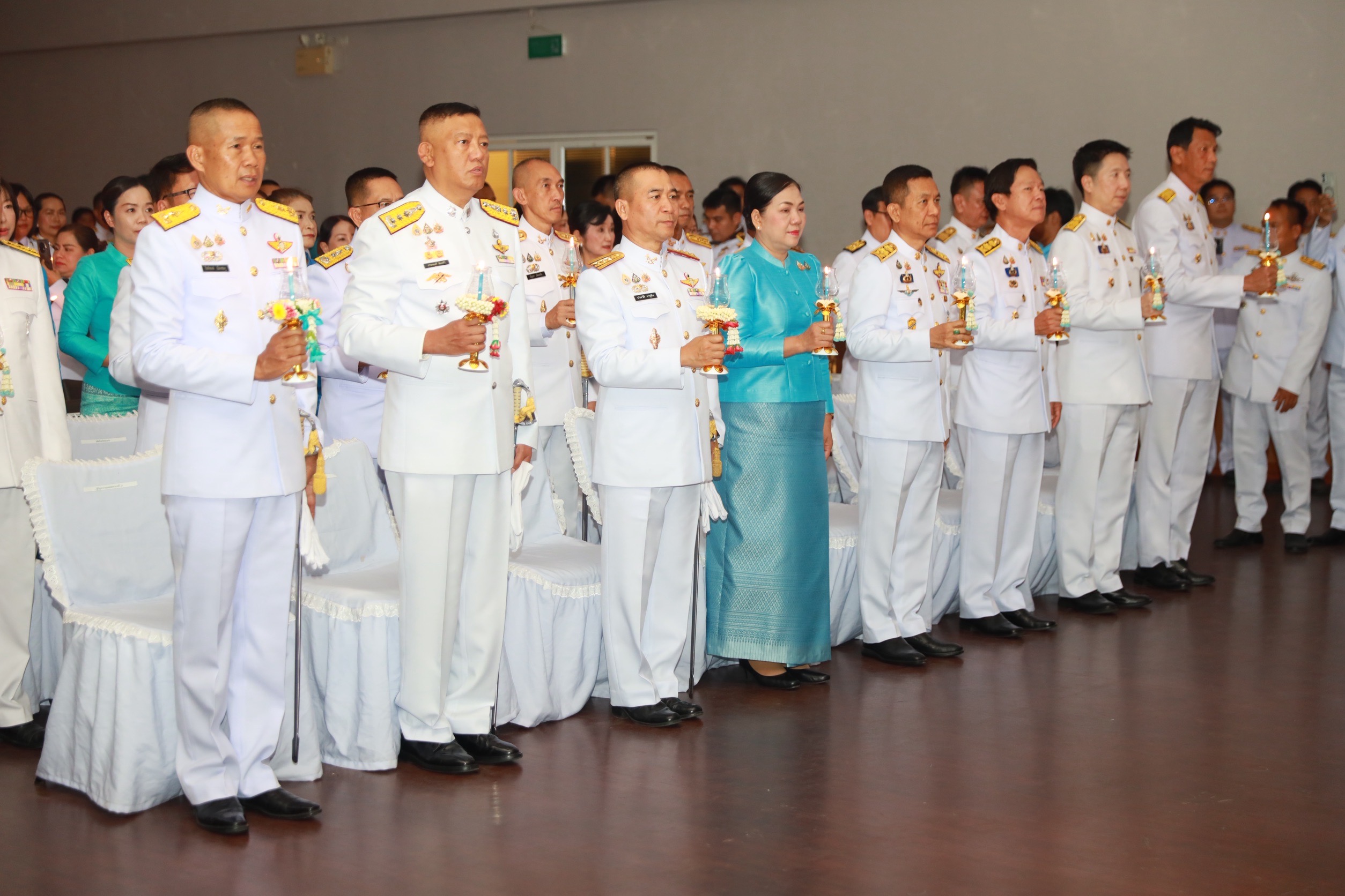 จังหวัดขอนแก่น : ประกอบพิธีถวายเครื่องราชสักการะและวางพานพุ่ม พิธีจุดเทียนถวายพระพรชัยมงคล สมเด็จพระนางเจ้าสิริกิติ์ พระบรมราชินีนาถ พระบรมราชชนนีพันปีหลวง เนื่องในโอกาสวันเฉลิมพระชนมพรรษา 12 สิงหาคม 2568
