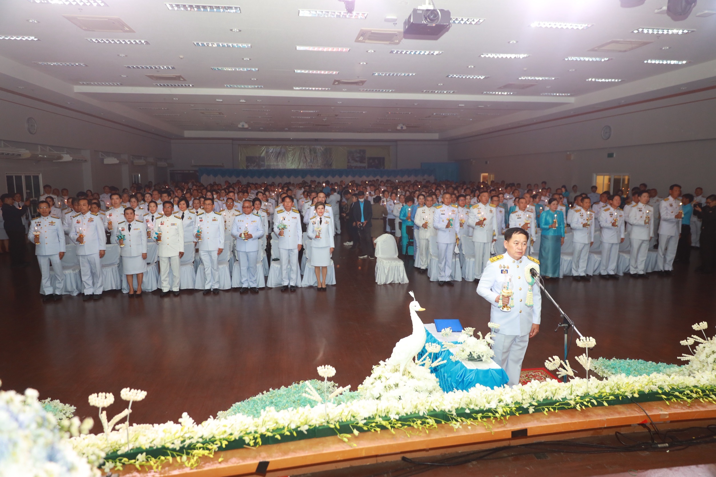 จังหวัดขอนแก่น : ประกอบพิธีถวายเครื่องราชสักการะและวางพานพุ่ม พิธีจุดเทียนถวายพระพรชัยมงคล สมเด็จพระนางเจ้าสิริกิติ์ พระบรมราชินีนาถ พระบรมราชชนนีพันปีหลวง เนื่องในโอกาสวันเฉลิมพระชนมพรรษา 12 สิงหาคม 2568