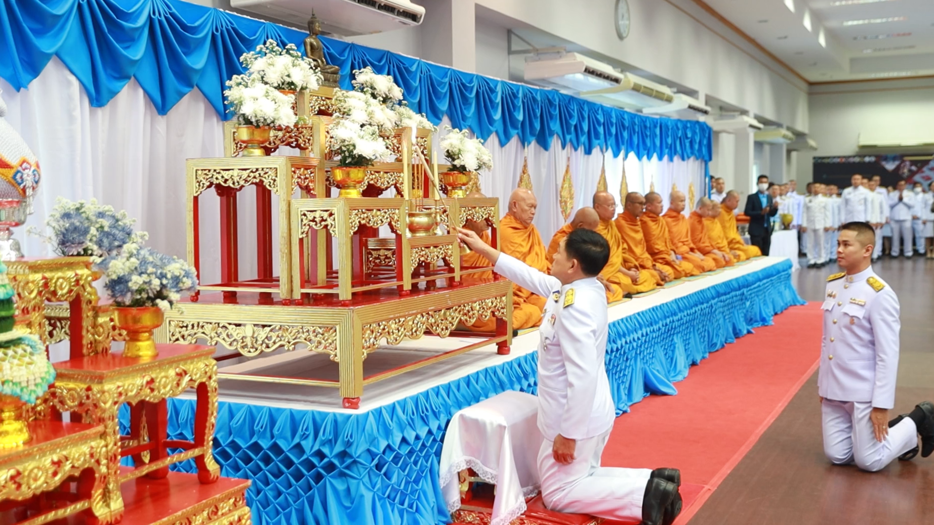 จังหวัดขอนแก่น : จัดพิธีเจริญพระพุทธมนต์และทำบุญตักบาตรถวายพระราชกุศล เนื่องในโอกาสวันเฉลิมพระชนมพรรษาสมเด็จพระนางเจ้าสิริกิติ์ พระบรมราชินีนาถ พระบรมราชชนนีพันปีหลวง 12 สิงหาคม 2568